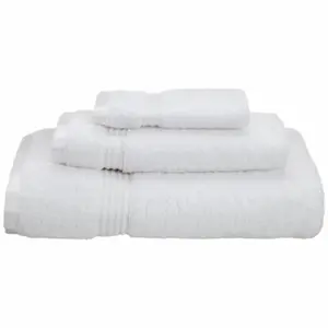 212 MAIN Premium 600 GSM Egyptian Cotton 3-Piece Bath Towel Set - Absorbent Solid White Bathroom Towels for Home Use, Bathroom Towel, Premium Bath Towels