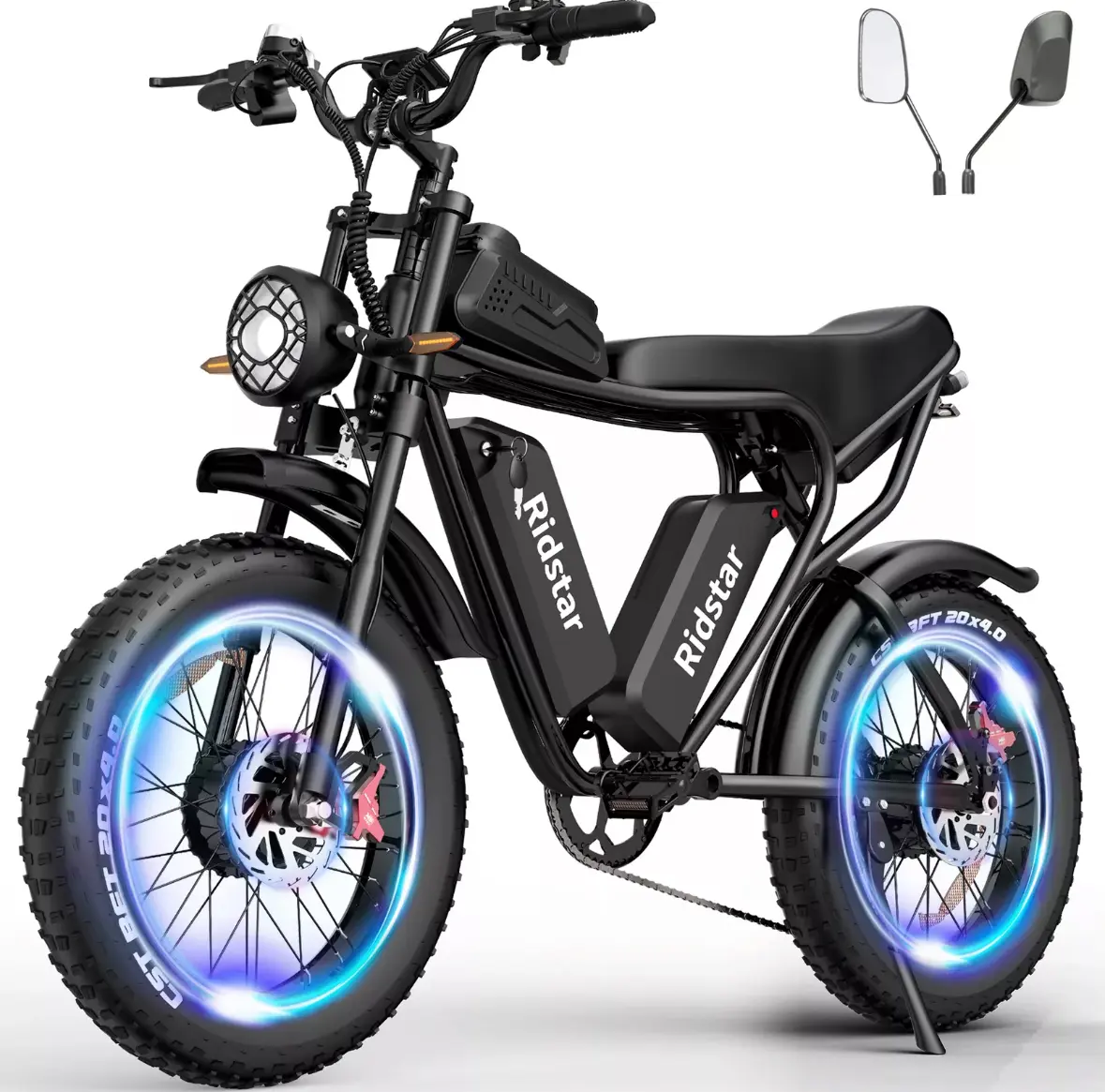 Ridstar Electric Bike 3000W 52V 40AH 20" Fat Tire