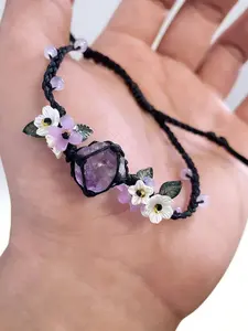 Double Color Rose Crystal Hand Chain Bracelet, Boho Style, Elegant Handmade Floral Design, Perfect for Daily Wear, Parties, Holidays, Gifts, Flower Design Bracelet