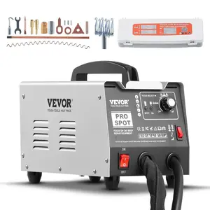 VEVOR Stud Welder Dent Repair Kit, 110V Auto Body Spot Welding Dent Puller Machine with 7 Welding Modes Adjustable Power, 1.8KW Spot Welder Dent Removal Tool for Car, Truck Dent Repair