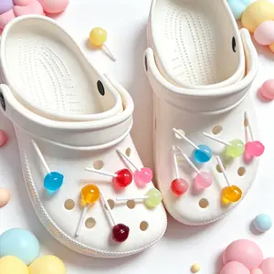 3D Realistic Lollipop Candy Shoe Charms for Crocs  Cute Funny DIY Clog Shoe Decorations Sweet Party Favor Accessories No Shoes