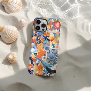 Trendy Vintage Mosaic Charm Phone Case, Mosaic Tiles Case, Mosaic Art for iPhone 15 14 13 12 11 X - TPU Phone Case Warranty and Protection - Phone Accessories Cellphone Protector Shockproof Handheld Protective Wireless