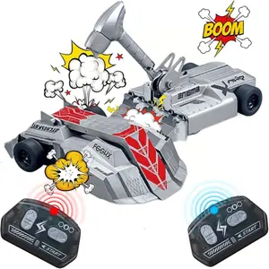 Mini Battle Tank Remote Control Car, Dual Player Combat Vehicle, Robot War Competition, Family Table Game, Parent-Child Interaction Toy