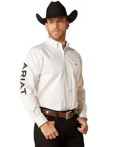 Ariat Men's Team Logo Twill Long Sleeve Button-Down Western Shirt - 10046825
