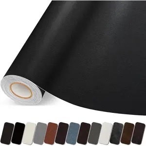 Leather Repair Patch, 17X79 Inch Self Adhesive Leather Repair Tape, Large Vinyl Patch Kit for Couches, Sofa, Furniture, Car Seats, Office Chairs, Cabinets, Handbags(Black, 17X79 Inch),,cars accessories,car stuff