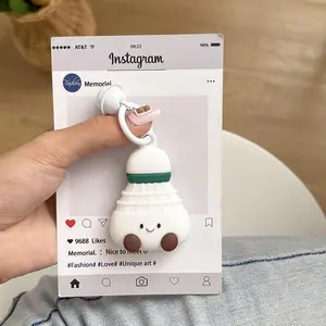 Cute Smiley Face Badminton Racket, Fun Sports Equipment for Kids, Perfect Gift for Young Players and Badminton Enthusiasts