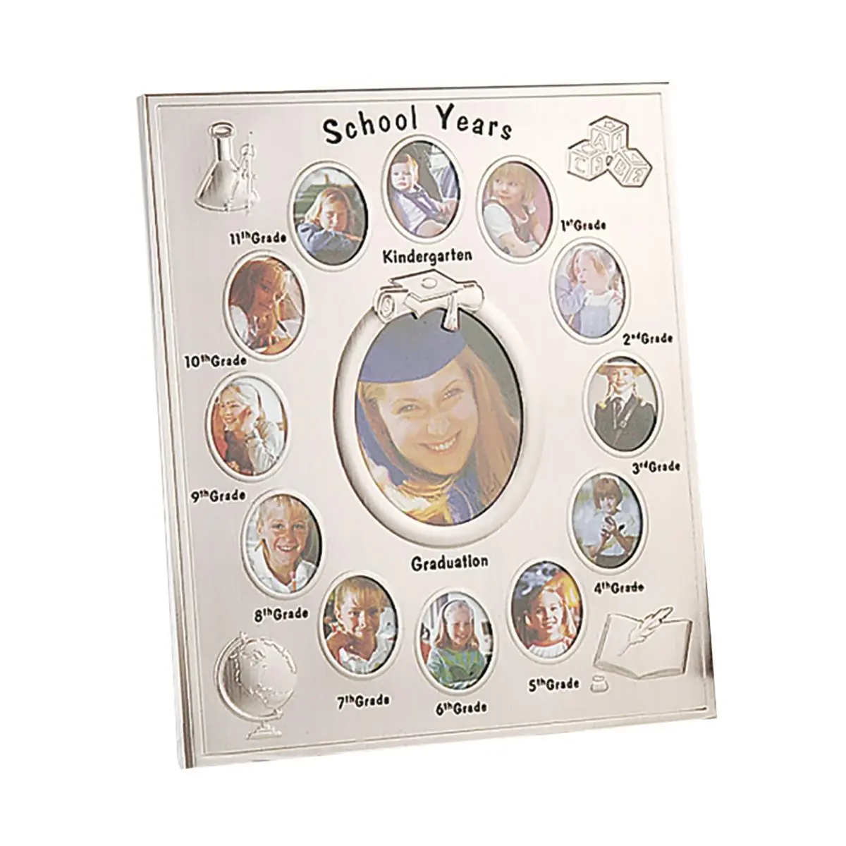 212 MAIN School Years Collage Picture Frame, Classic Rectangle Wall-Hanging Multi-Photo Display for Baby Room & Home Decor, Multi Picture Frames Collage For Wall, Picture Collage Frames For Wall