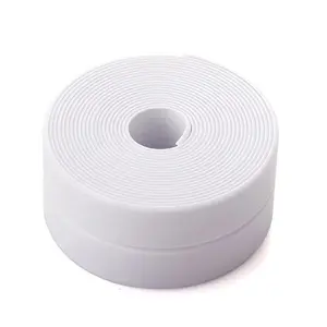PVC Self-Adhesive Caulk Strip (1.5" x 10.5Ft) - Waterproof Self-Adhesive Sealing Tape, Strips Sealing Tape for Bathroom, Kitchen Home Leak Repair