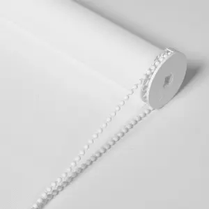 Light Filtering Roller Shades for Windows 5% Openness Solar Shades UV Protection Light Filtering Blinds Light Diffusion Thermal Insulated Window Blinds for Home Office Bedroom,White