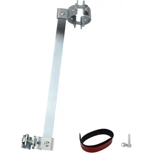 Upgraded Chain Link Gate Closer, Heavy Duty Spring Steel Rod with Adjustable Tension, Automatic Gate Closer for Pool,  and Backyard Gate
