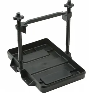Attwood Marine 9097-5 Heavy-Duty All-Plastic Adjustable 24 Series Battery Tray Racks