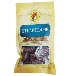 Buc-ee's Steakhouse Beef Jerky- Savory Premium Beef Jerky Snack Packed of Savory Flavors and Protein