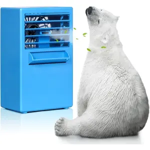 Mini Portable Air Conditioner Fan, 3-in-1 Table Personal Space Cooler Misting Humidifier Purifier for Office, Apartment, Dorm, House