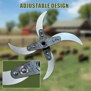 Household Farming Grass Shredder Knife Blades Grass Cutter Vegetable Shredders Grass Crusher