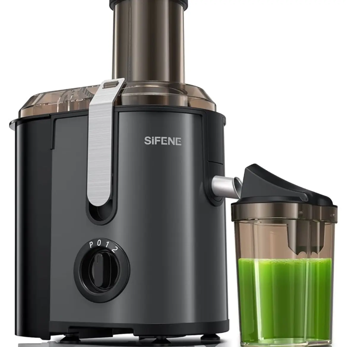 Sifene Juicer Machine    800W Centrifugal Juicer with 3.2" Big Mouth for Whole Fruits and Veggies, Juice Extractor Maker with 3 Speeds Settings, Easy to Clean