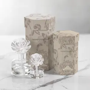 Zodax Mini Grand Casablanca Porcelain Diffuser-Moroccan Peony