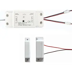 Easy Installation, Tuya  WiFi 5V Garage Door Opener Controller Garage Open Close , APP Remote Control  Door Sensor, Compatible with Alexa Echo