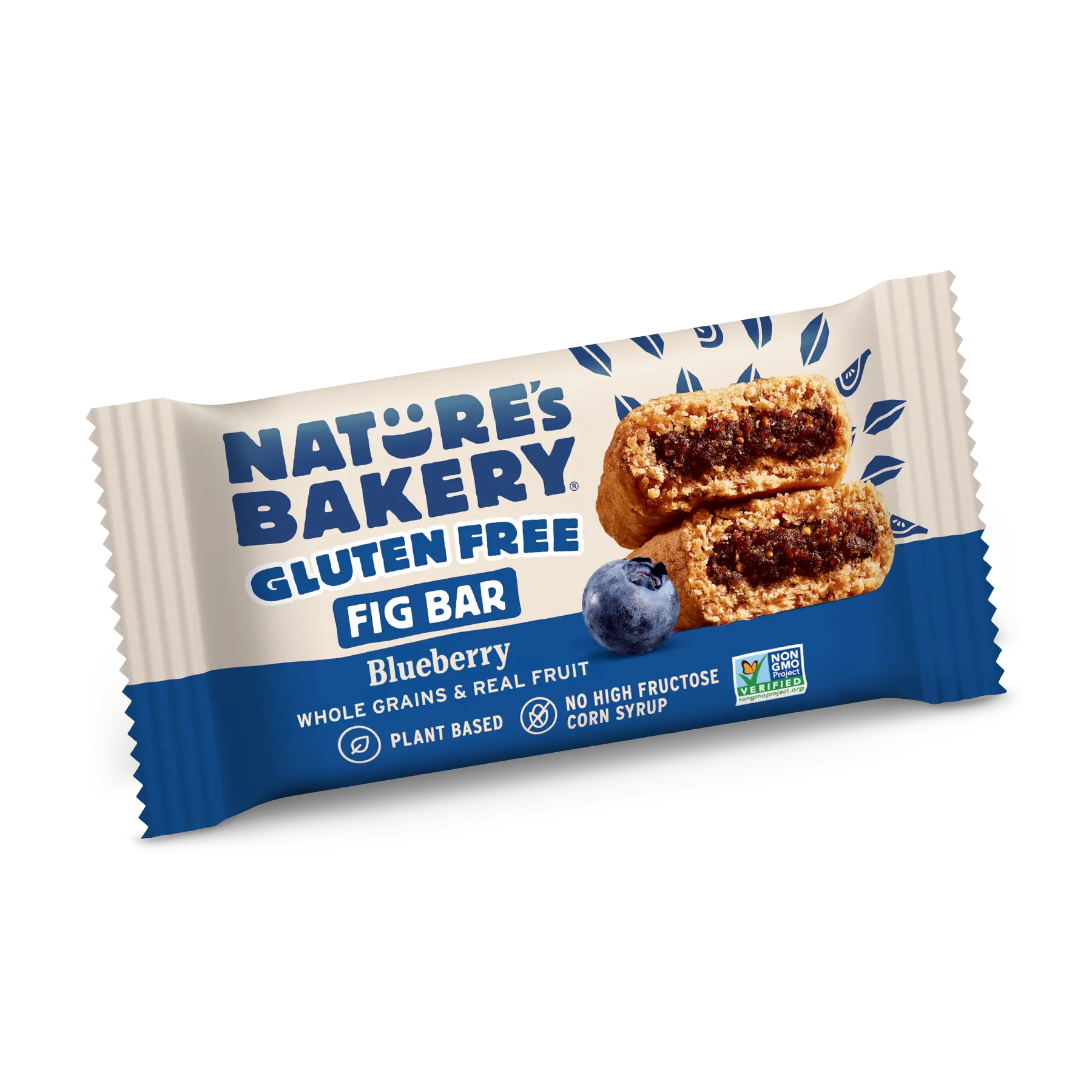 Gluten Free Fig Bars Blueberry 6 Count (Twin Pack) Carton