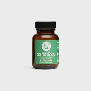 Gnarly Baseline Vegan Vitamin D3 | No Fake Stuff, Free From Artificial Flavors, Sweeteners, Gluten & Soy