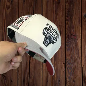 New Era Chicago Bulls White Red Basketball Snapback Cap with Large Bull Logo and NBA Patch, Adjustable Unisex Hat for Men Women, Premium Embroidered Streetwear Accessory, Casual Athletic Fashion 2026