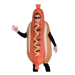 Hot Dog - Inflatable - Costume - Adult Unisex - One Size