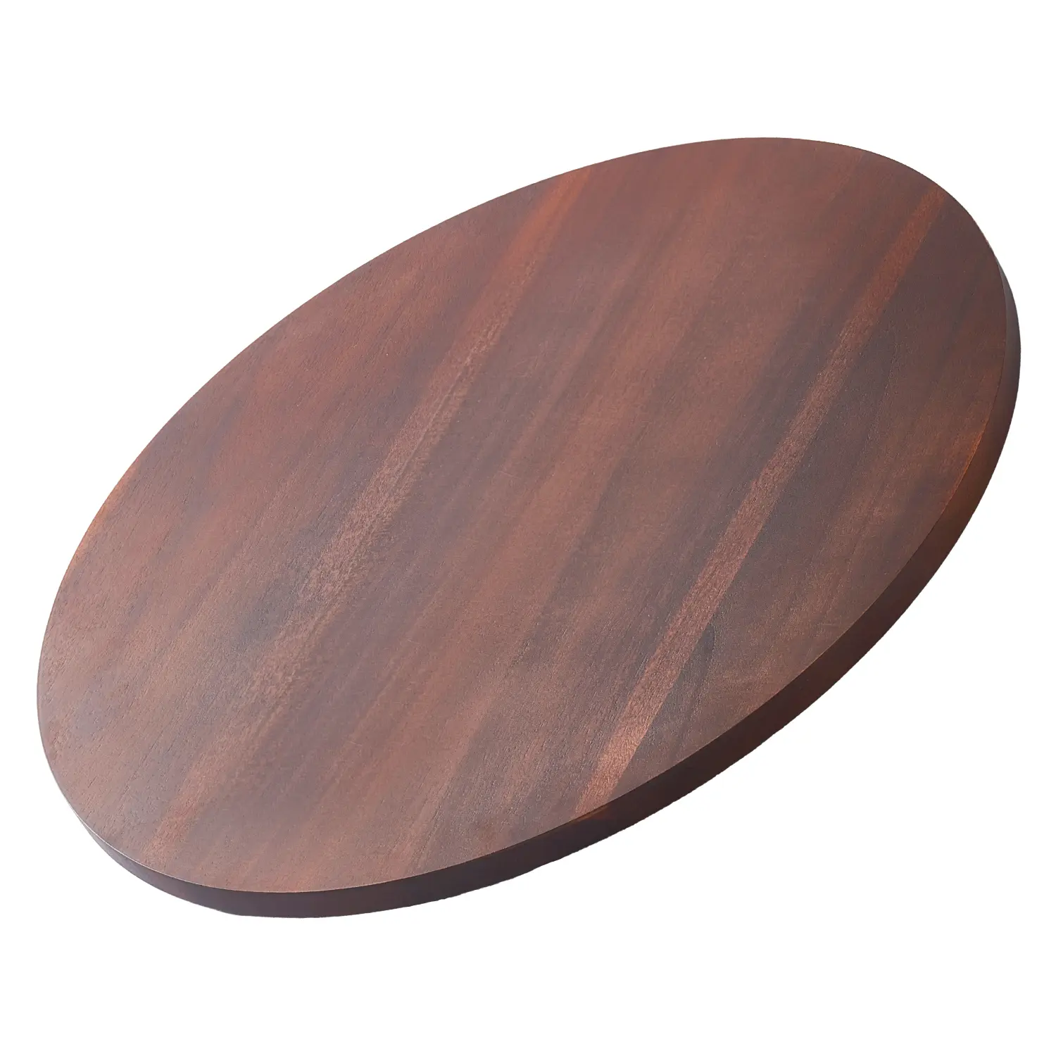 VEVOR 24 in Wood Lazy Susan Turntable,  360° Rotation Round Clear Tabletop Rotating Tray, Acacia Wood Dining Table Centerpiece, Smooth and Silent Spin, for Family Gatherings, Banquets and Weddings