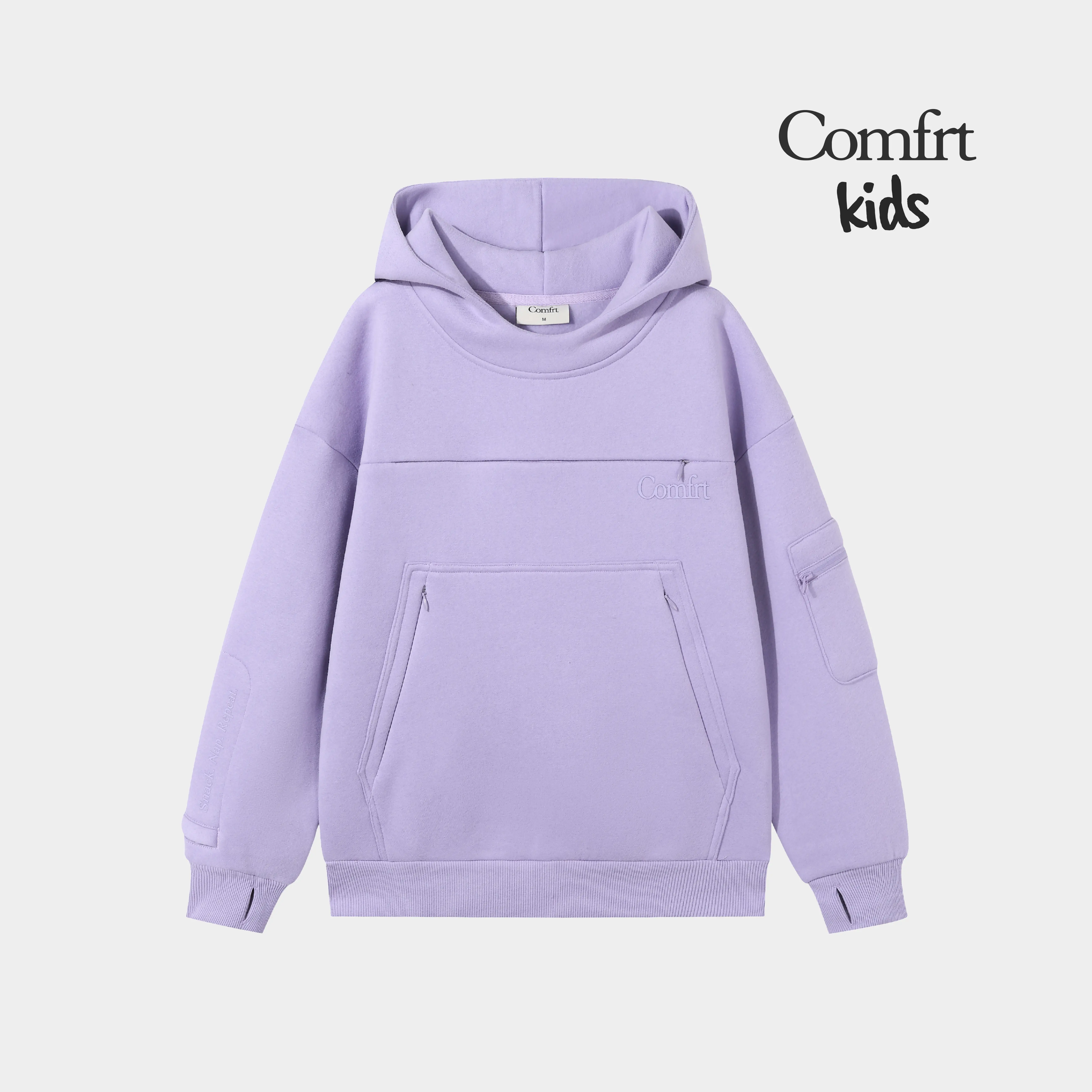 Comfrt | Kid Snak Hoodie | Kids Hoodie With Snack Pockets Lined Fleece Hoodie Comfrt | Kid Snak Hoodie | Kids Hoodie With Snack Pockets Lined Fleece Hoodie