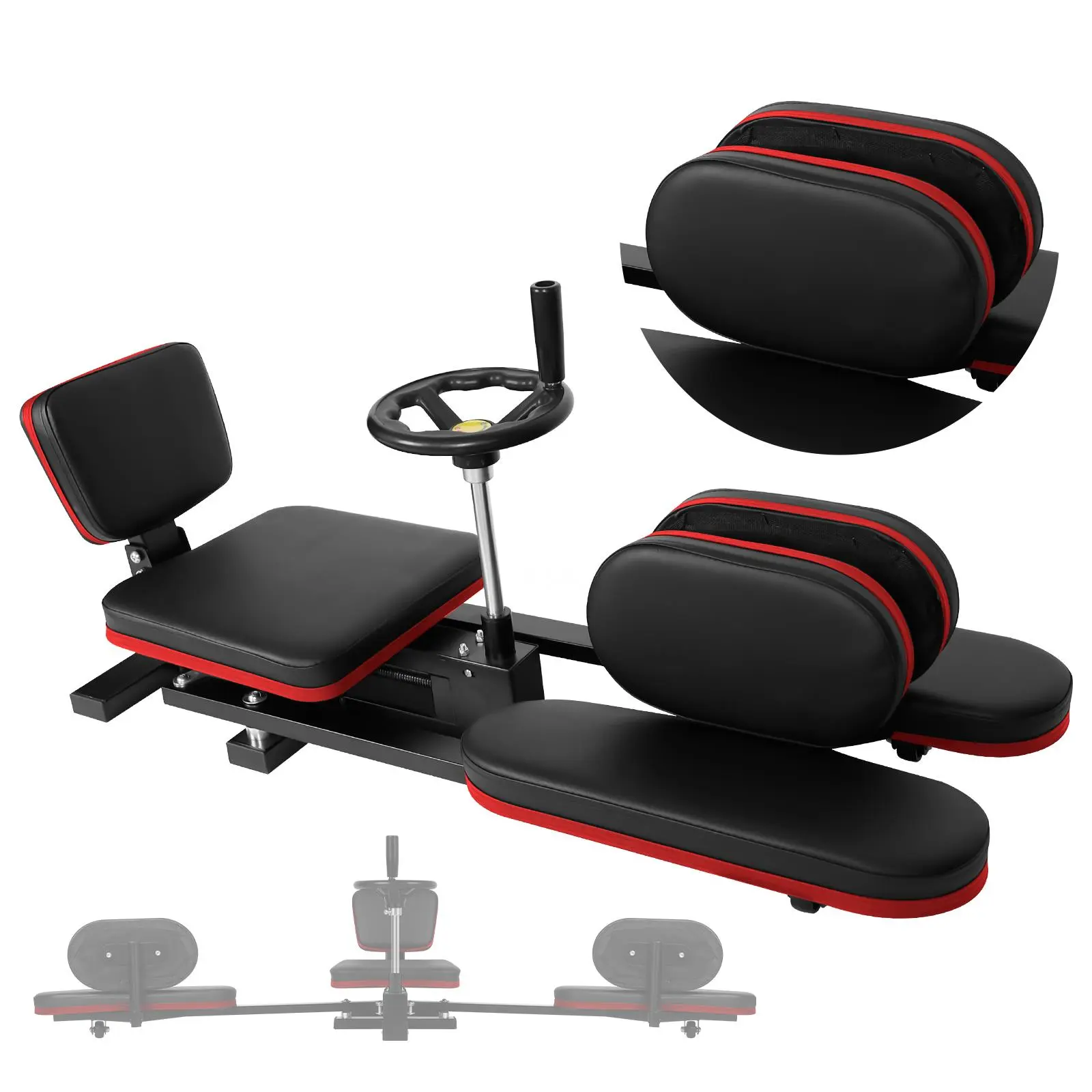 Leg Split Machine 440LBS Heavy Duty, 0–240° Adjustable Split Stretch Machine with Wheels for Dance, Ballet, Yoga, Martial Arts & Gym Flexibility Training