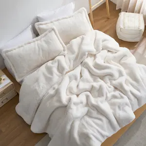 Ice Bear - Coma Inducer Oversized Comforter Set - Cream White