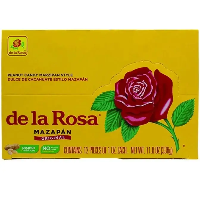 Mazapan de la rosa Original Peanut Candy (12 Pcs)