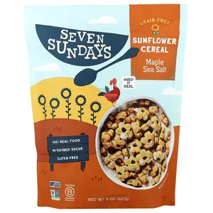 Seven Sundays Sunflower Cereal, Maple Sea Salt, 8 oz (227 g)
