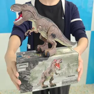 Realistic Tyrannosaurus Rex Simulation Dinosaur Sound Effect Toy, Walkable Dino Model Without Battery Included, Perfect for Kids' Play, Action Figure Model