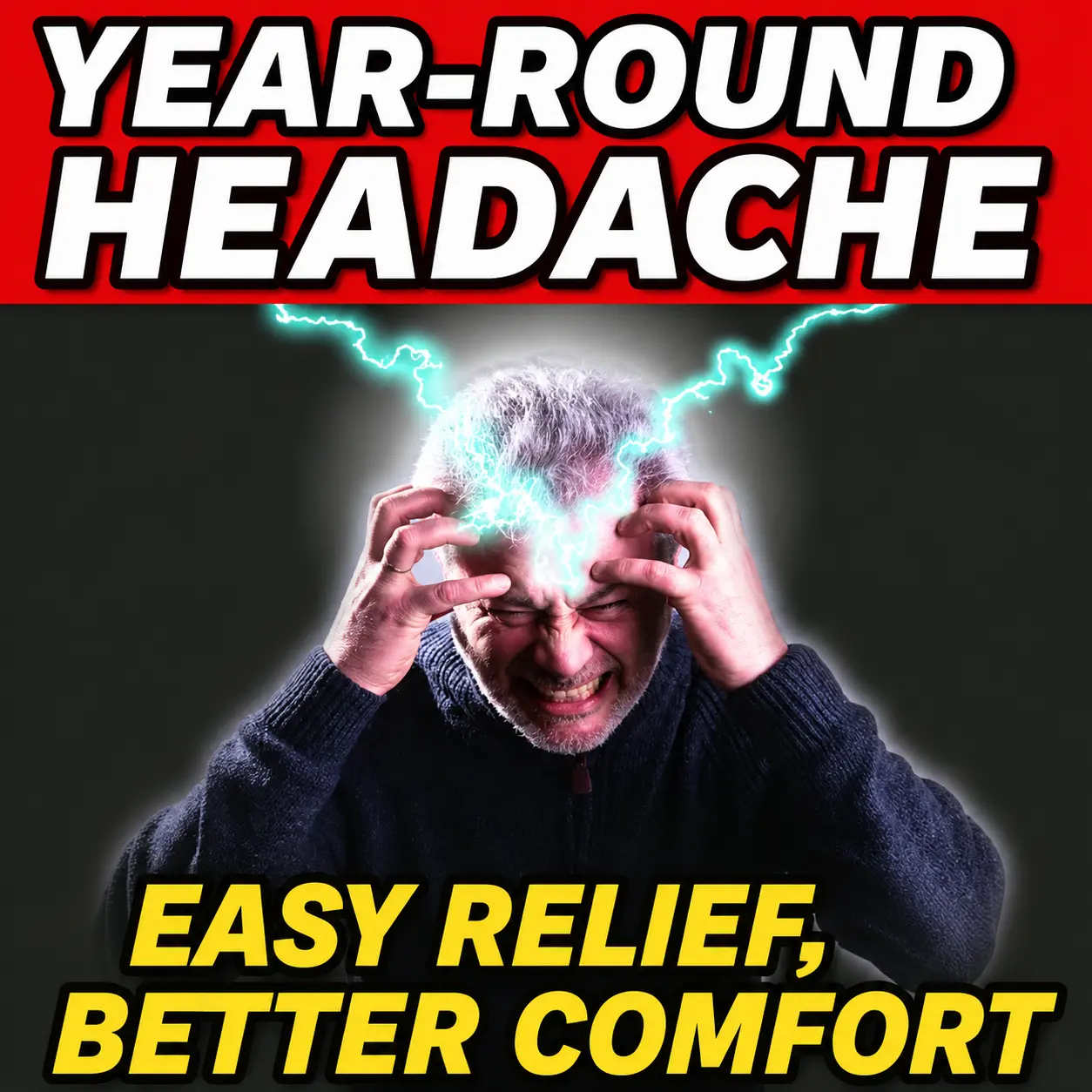Migraine Patch with Refill Pouch - Dizzy Help, Headache & Anxiety Relief, Easy-to-Apply Patch for Special Personal Care Needs