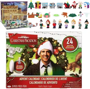 Christmas Vacation Advent Calendar 2025) 24 Day display cute Christmas Calendar with 24 Gifts, Figures and Accessories Christmas Countdown Calendar Gift for Kids, Children, Friends, Families