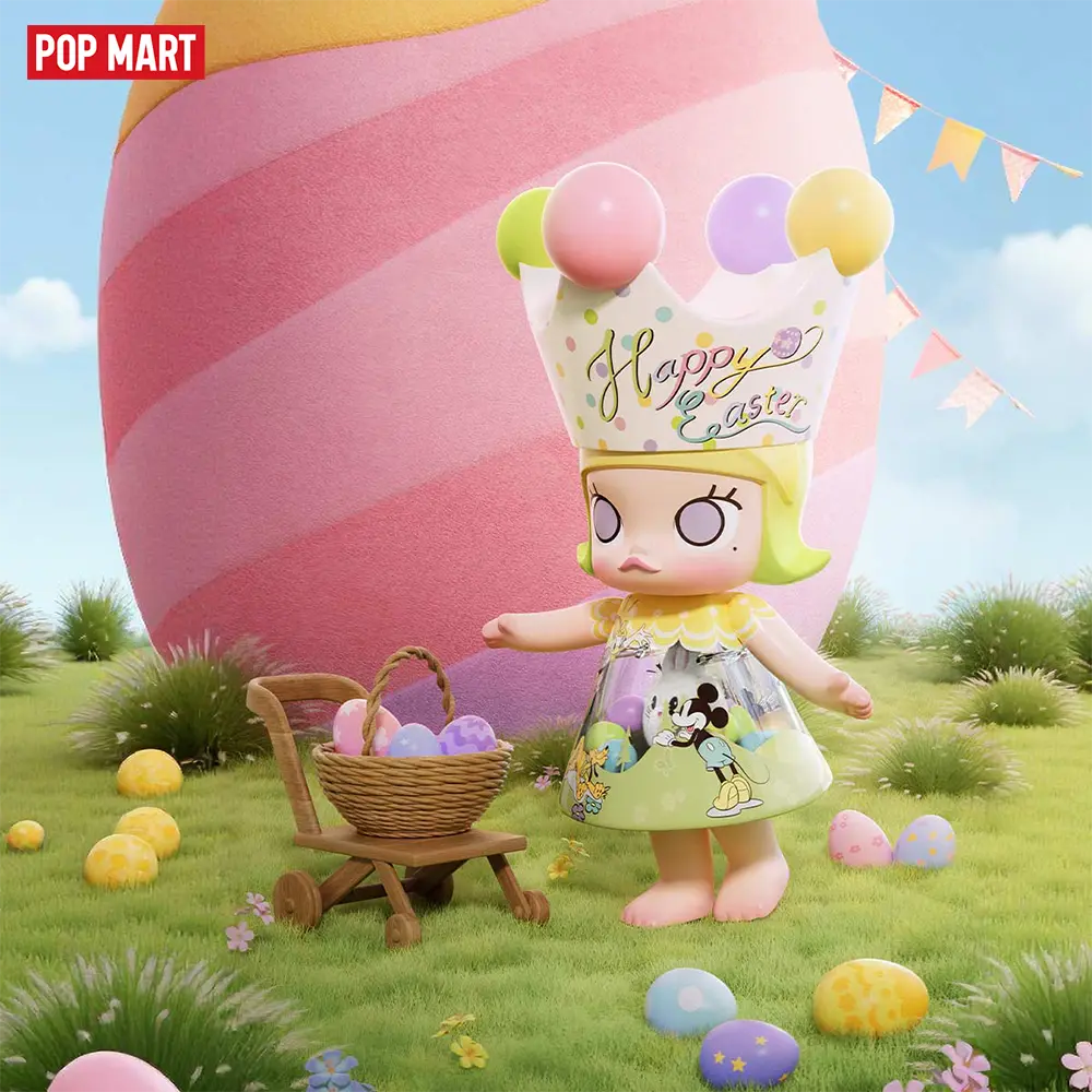 POP MART MEGA ROYAL MOLLY 400% Mickey and Friends-Happy Easter