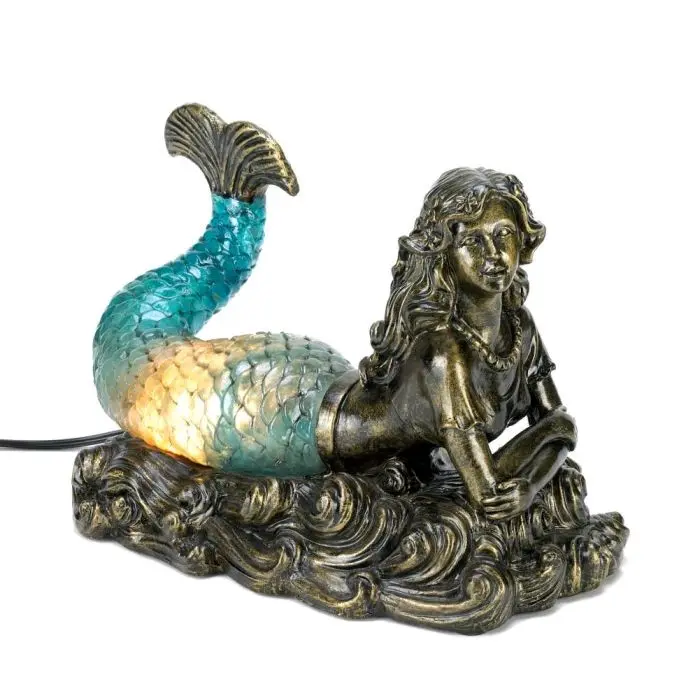 crystal mermaids lamp