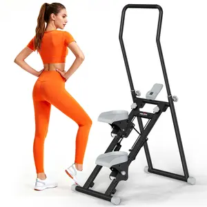 Relife sports Stair Stepper with Adjustable Handlebar/Pedal 300LBS Capacity Climber Machine for Home Workouts New Version Compact Folding Stair Climber with Extended Step Range for Full-Body Workout for Home Gym Exercise