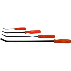 4 Pc. Mechanics Pry Bar Set with High-Impact Orange Handles