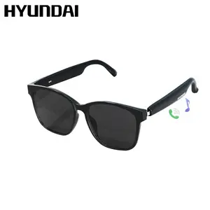 HYUNDAI C8 Wearable Smart Glasses, Bluetooth-Compatible Earbud Headphone for Music & Calls, Durable Electronic Audio Glasses, Creative Sports Headset