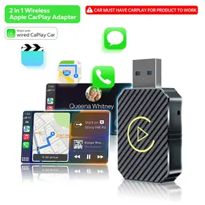 Wireless CarPlay Adapter, Only suitable for 98% of cars with CarPlay from 2016 and later, Small Wireless Carplay Adapter Usb (Applicable to Apple CarPlay), Switch from Wired to Wireless