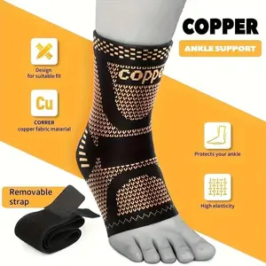 Foot & Ankle Brace Socks for Sprained Ankle Compression Sleeve - Plantar Fasciitis Relief Brace, Foot Support for Women & Men - Tendonitis & Arthritis Foot Sleeve, Stabilizing Ankle Wrap