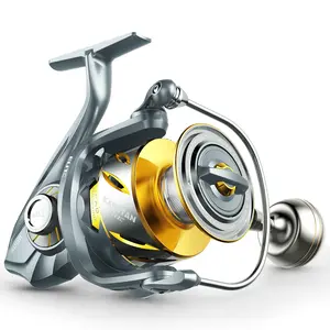 KastKing Kapstan Elite Saltwater Spinning Reel - IPX6 100% Waterproof – Up to 55LBs Max Drag Big Game Fishing Reel - CNC Aluminum Body - Power Handle, 6+1+1 Corrosion-Resistance Bearing System