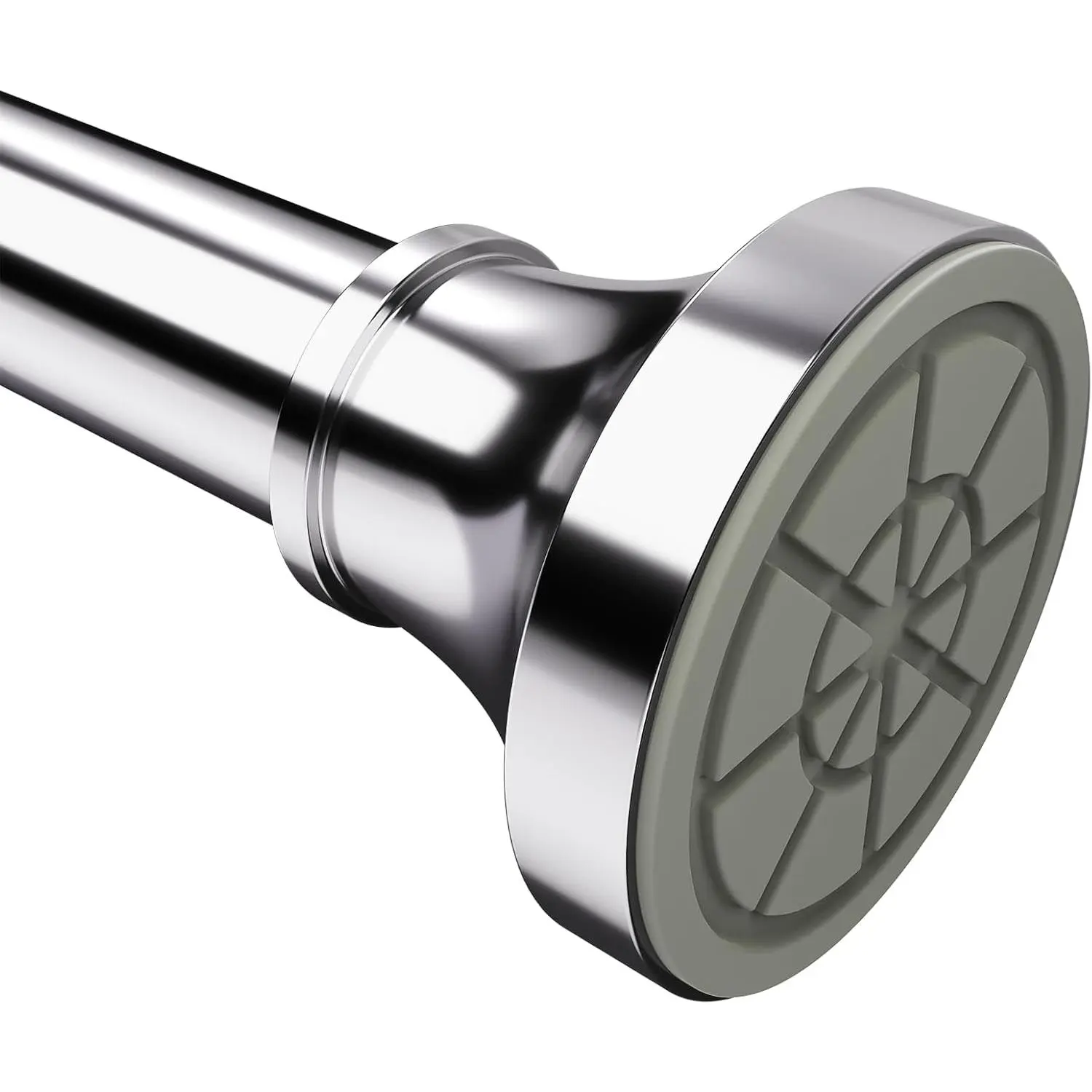Stainless Steel Adjustable Shower Curtain Rod - 31-80 in Heavy-Duty, No-Drill, Rustproof Silver Bathroom Accessory for Bathroom, Kitchen
