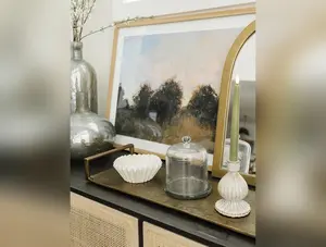 Cabot Brass Rectangular Tray