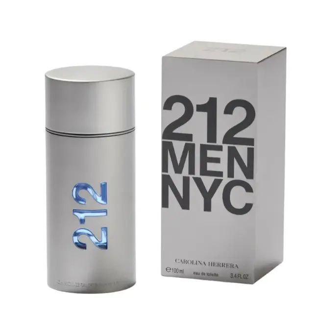 Carolina Herrera CH 212 Men NYC 3.4oz/100ml EDT Spray Bottle - Fresh, Urban, Sophisticated Signature Scent for Modern Male Wear, Woody Peppery Aromatic Fragrance