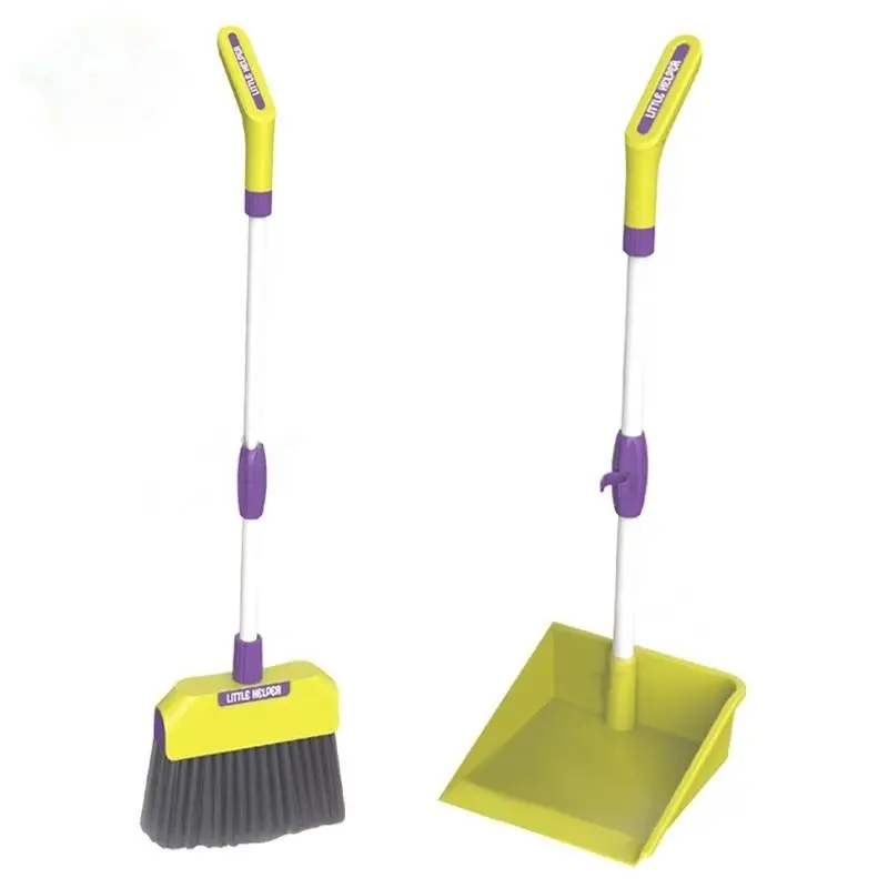 Portable Plastic Simulation Home Helper Set, Kids Cleaning Game Broom Set, Indoor Role Play Washing Kit, Pretend Play Set, Pretend Playset, Develops Hand Skills and Labor Fun