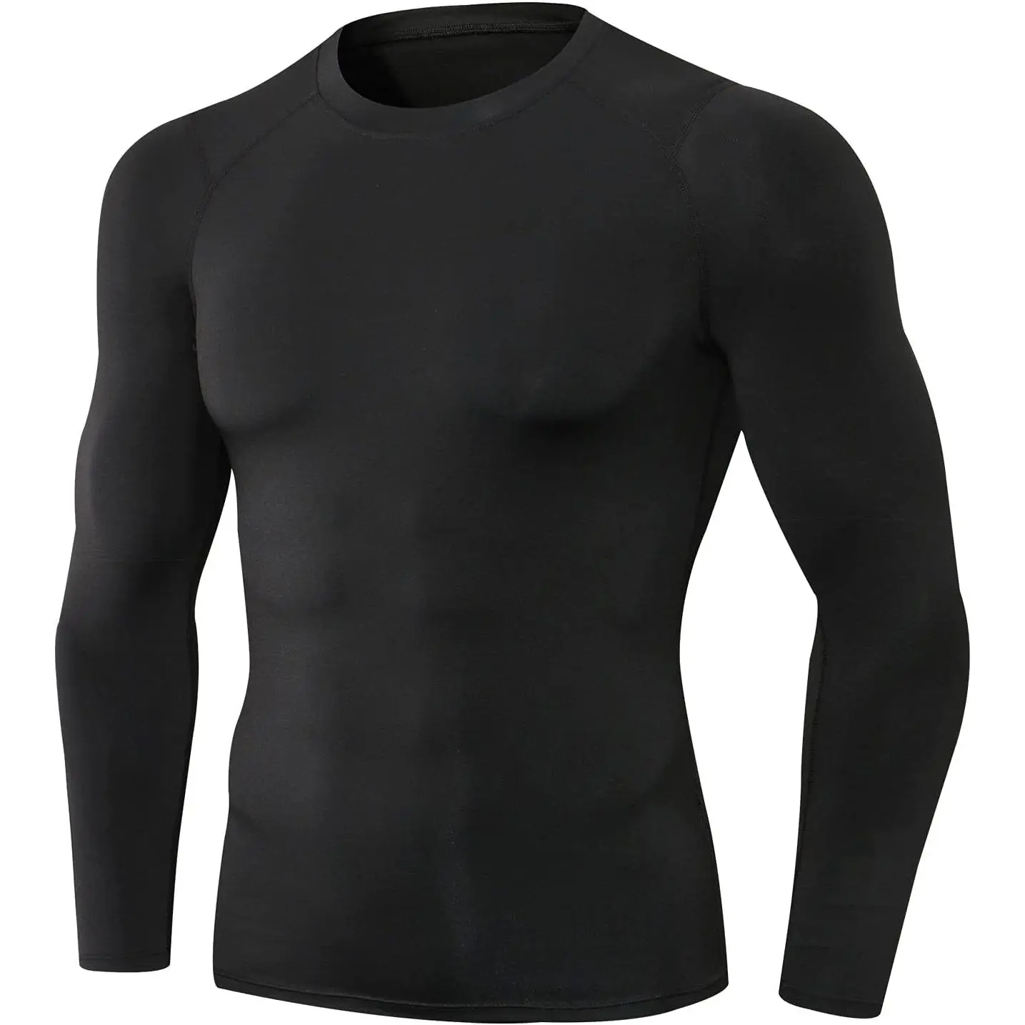 1/3 Pack Men's Compression Shirts Long Sleeve Athletic Workout Base Layer Quick Dry Fit Basketball Football Tops Undershirts