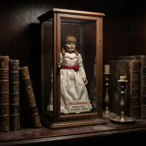 SQUISHVERSE NECA Horror Movie Soul-summoning Universe Series Annabelle Doll Action Figure Model Creepy Boxed Scary