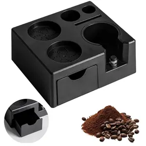 Abs Espresso Tamping Station, 7-In-1 Multifunctional Design, Fits 51/54/58mm Tamper, Portable & Durable, Ideal for Home Brewing, Coffee Making Tool