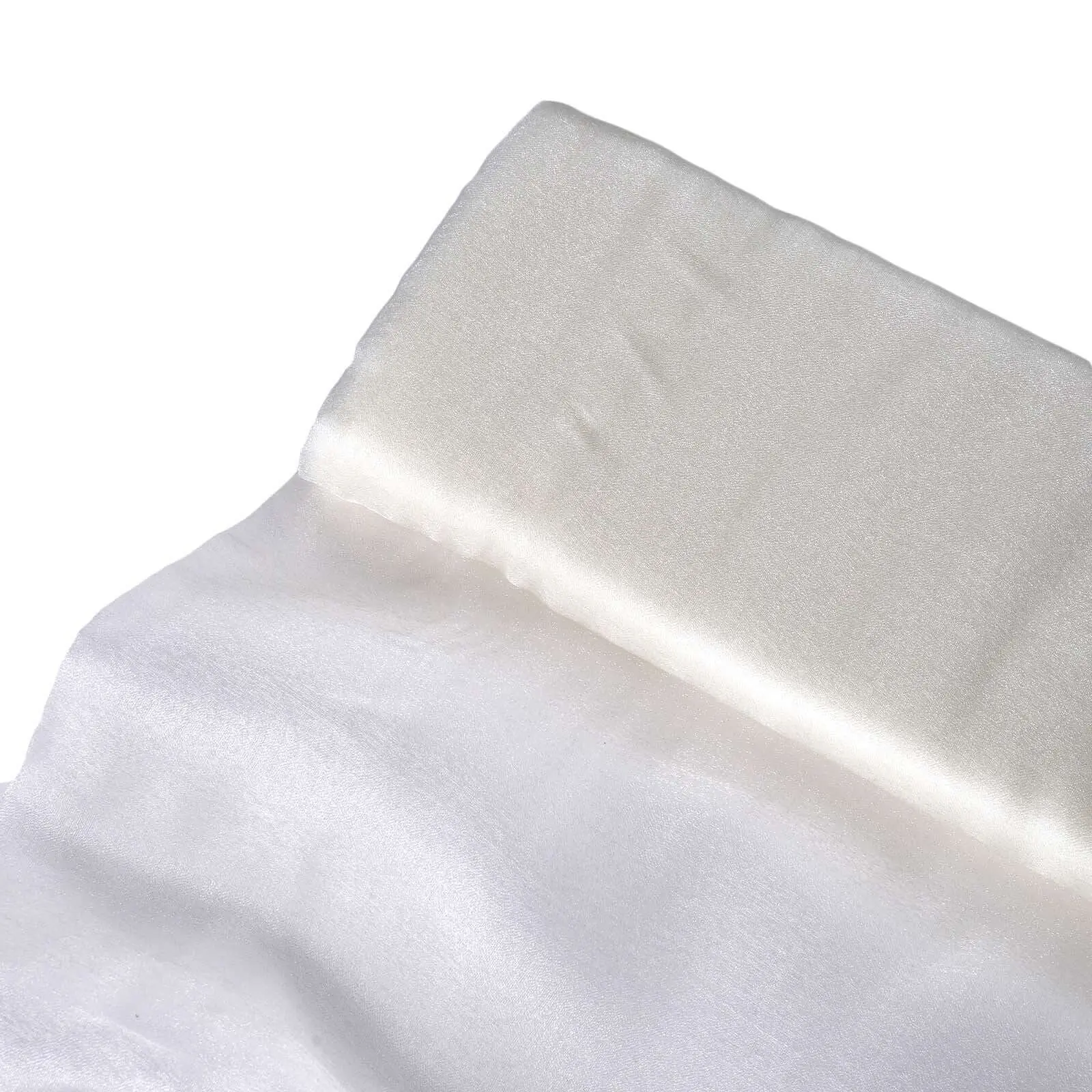 Ivory Solid Sheer Chiffon Fabric Bolt - 54"x10yd DIY Voile Drapery Fabric for Gowns, Arches, Draping, Bouquet Flowers, Costumes